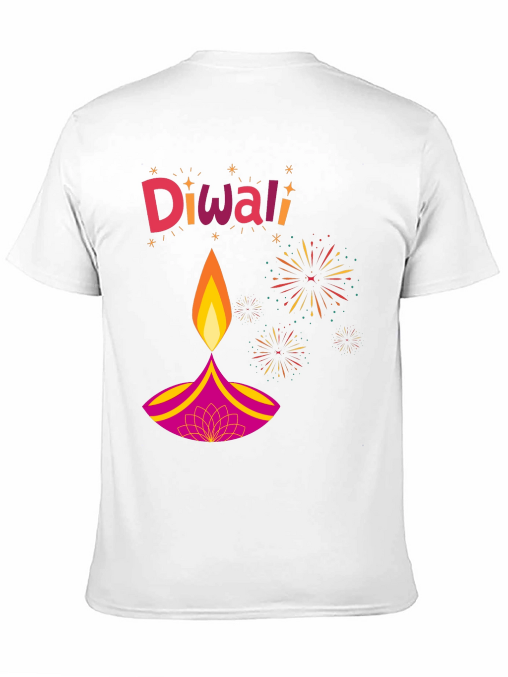 Diwali Festive T-Shirt - Black Holiday Tee