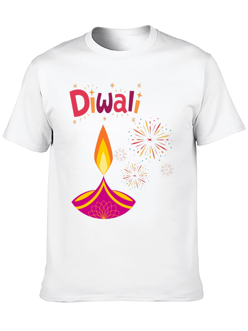 Diwali Festive T-Shirt - Black Holiday Tee