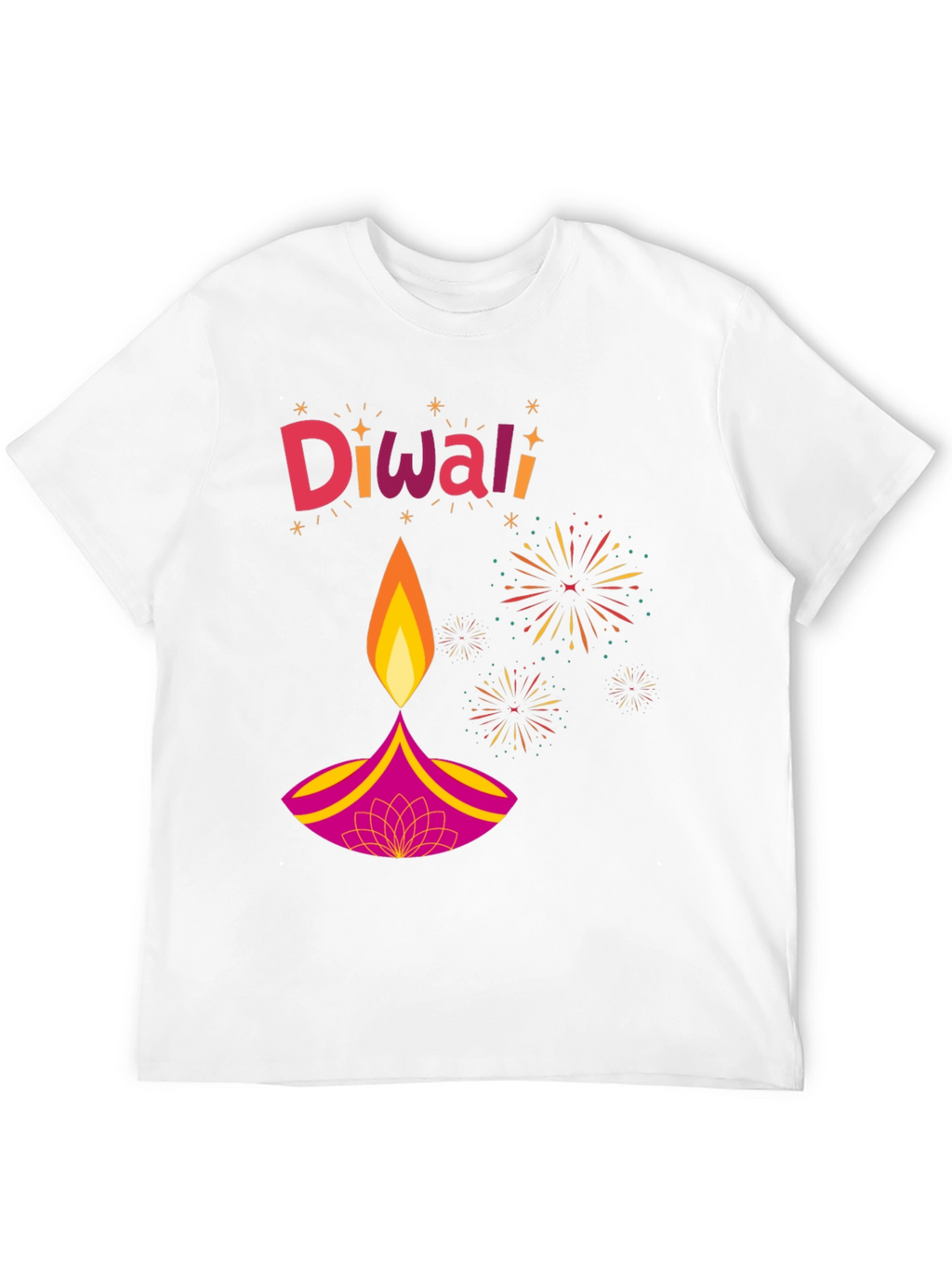 Diwali Festive T-Shirt - Black Holiday Tee