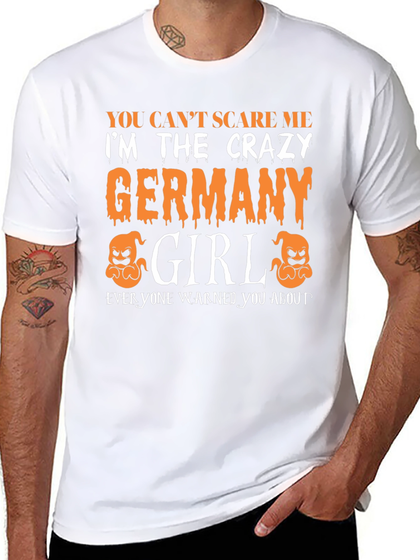 Crazy Germany Girl Halloween T-Shirt
