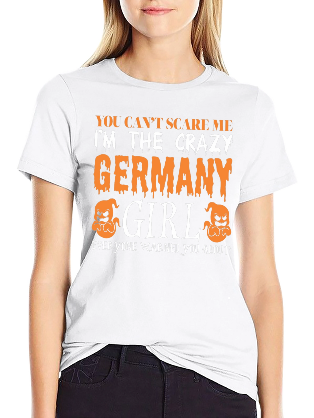 Crazy Germany Girl Halloween T-Shirt