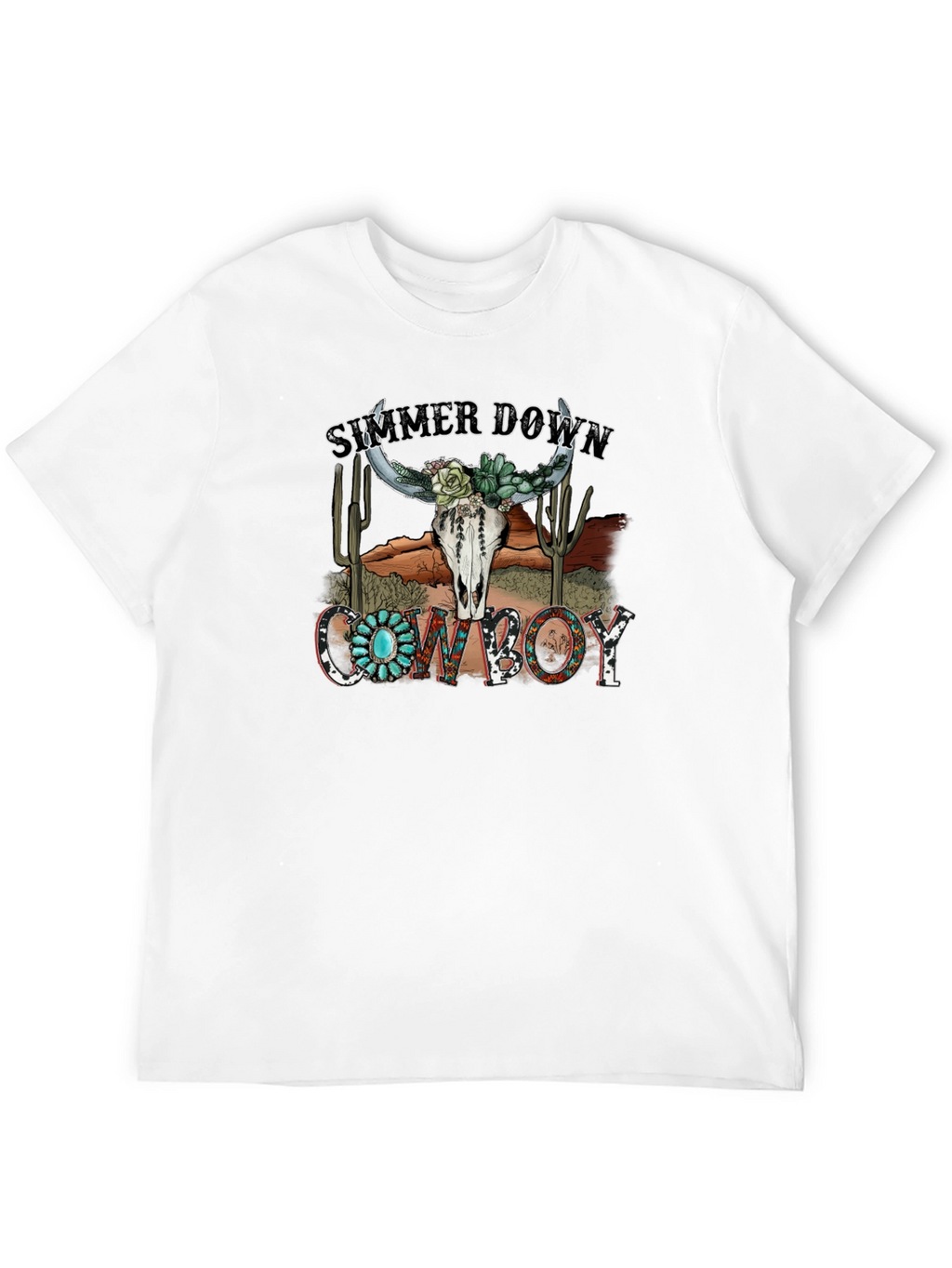 Summer Down Cowboy Graphic Tee