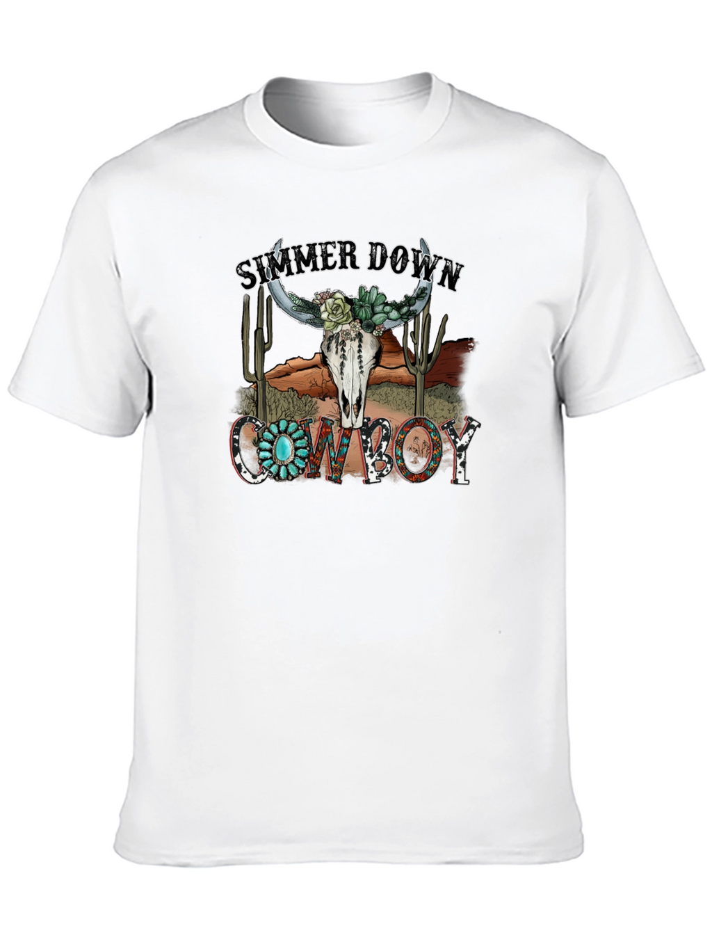 Summer Down Cowboy Graphic Tee
