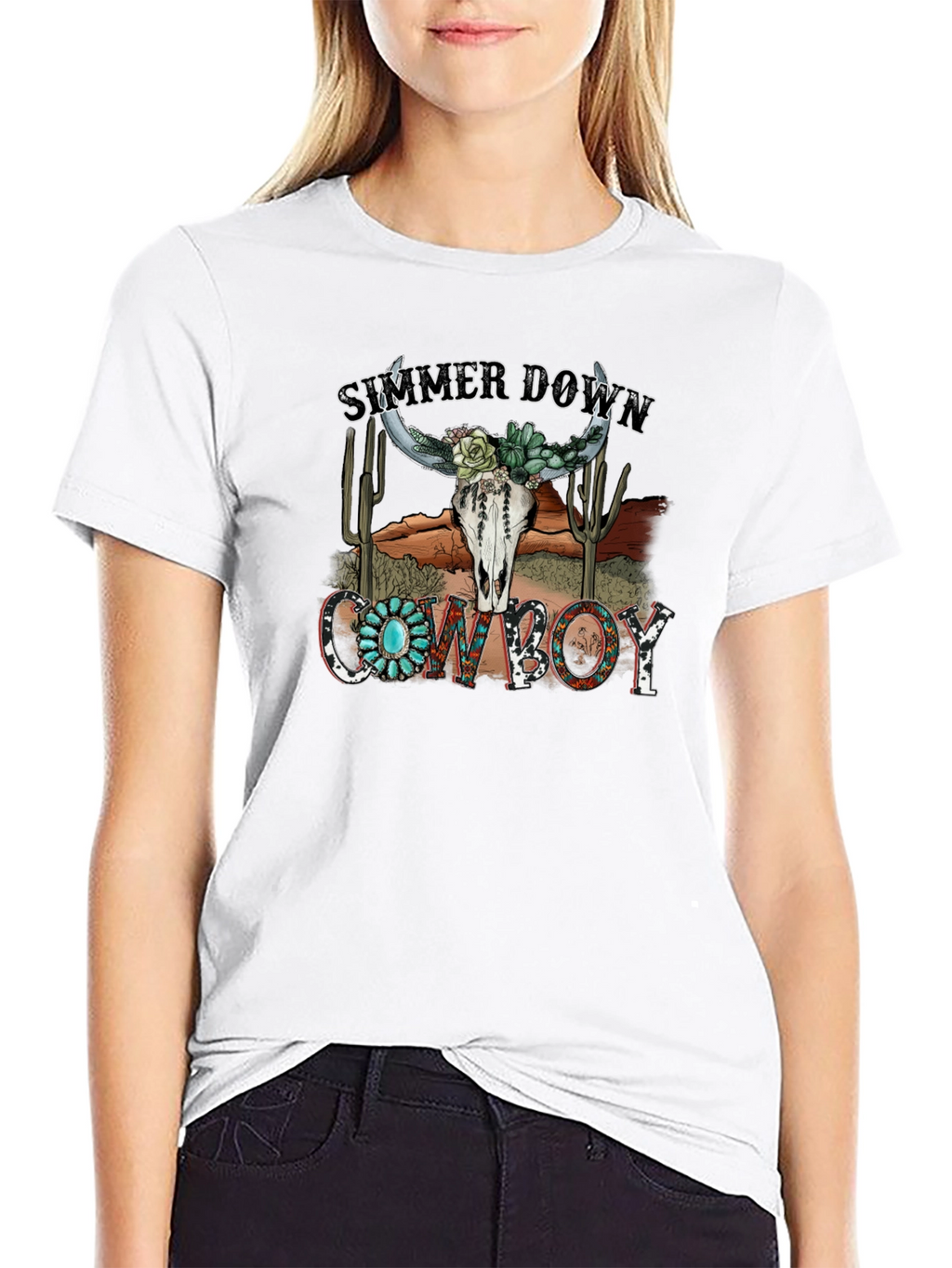 Summer Down Cowboy Graphic Tee
