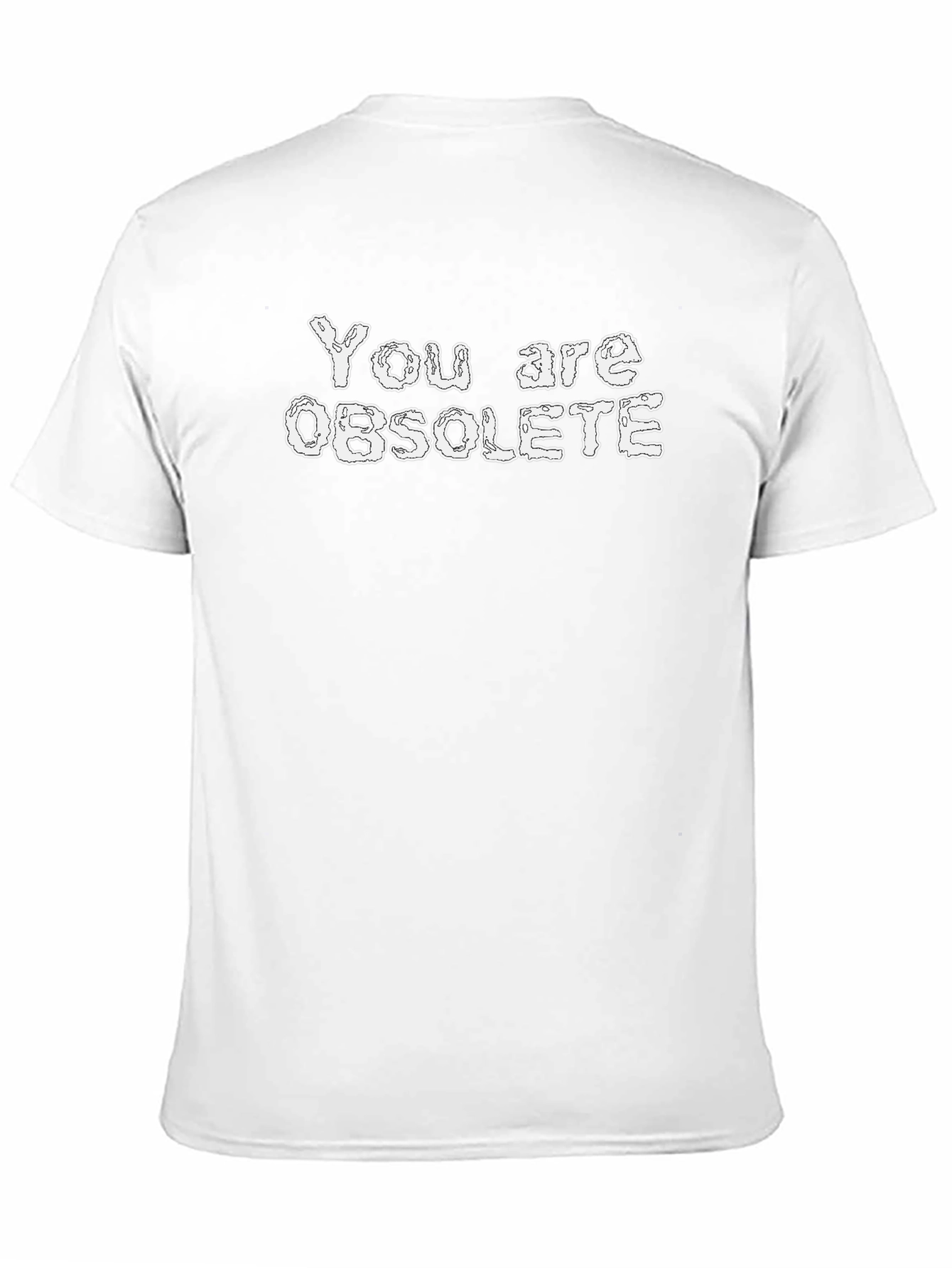 Obsolete Graphic T-Shirt - Black Crew Neck Tee