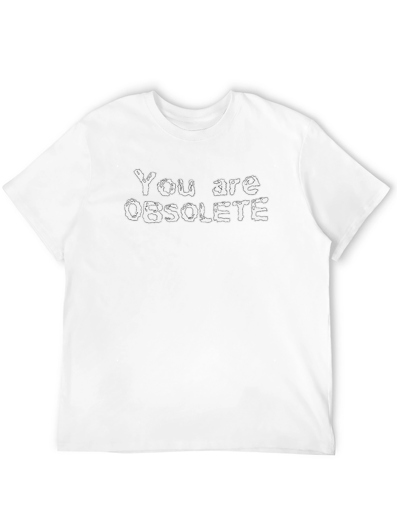Obsolete Graphic T-Shirt - Black Crew Neck Tee