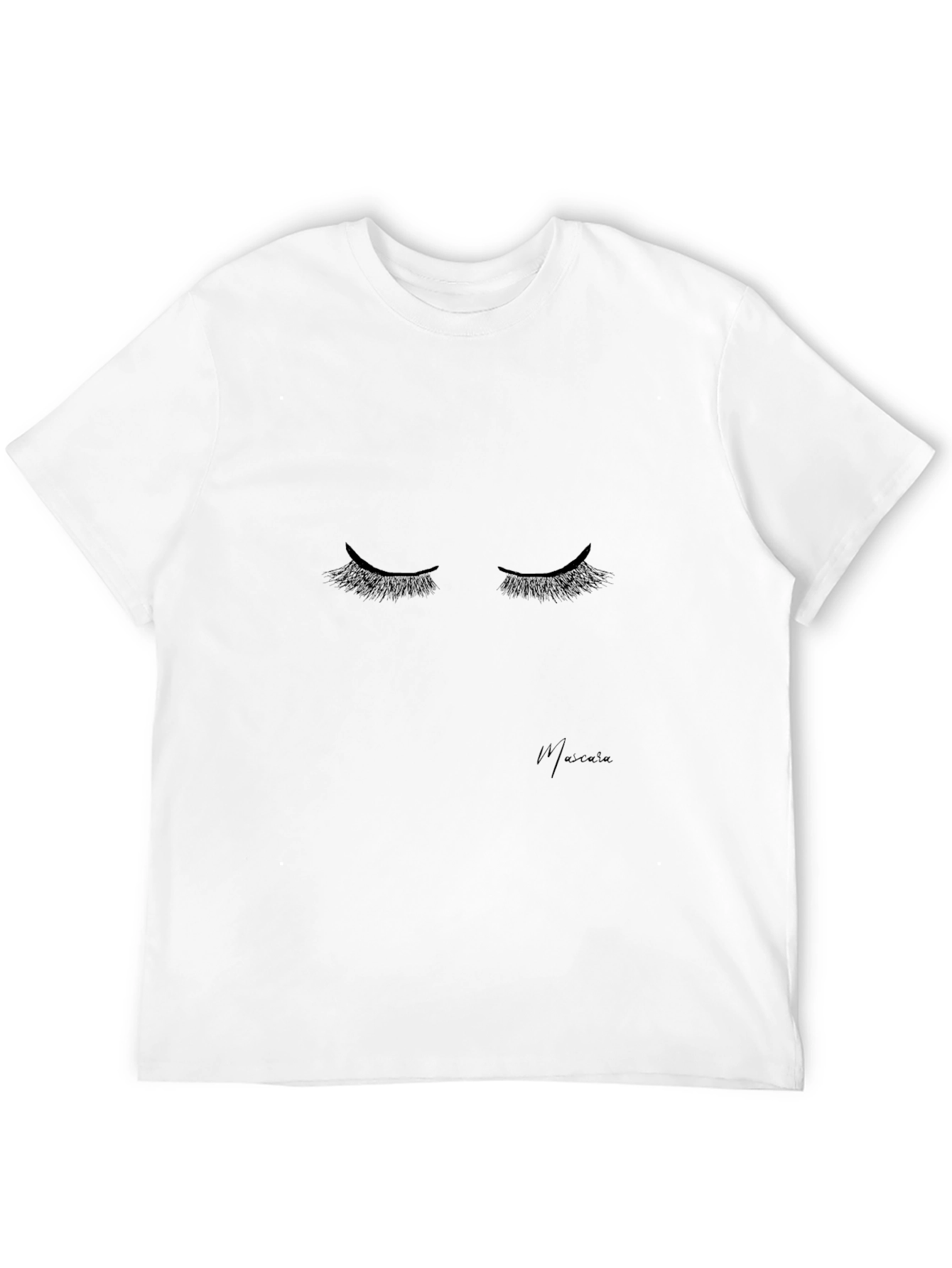 Eyelash Graphic Tee - Classic Black Comfort