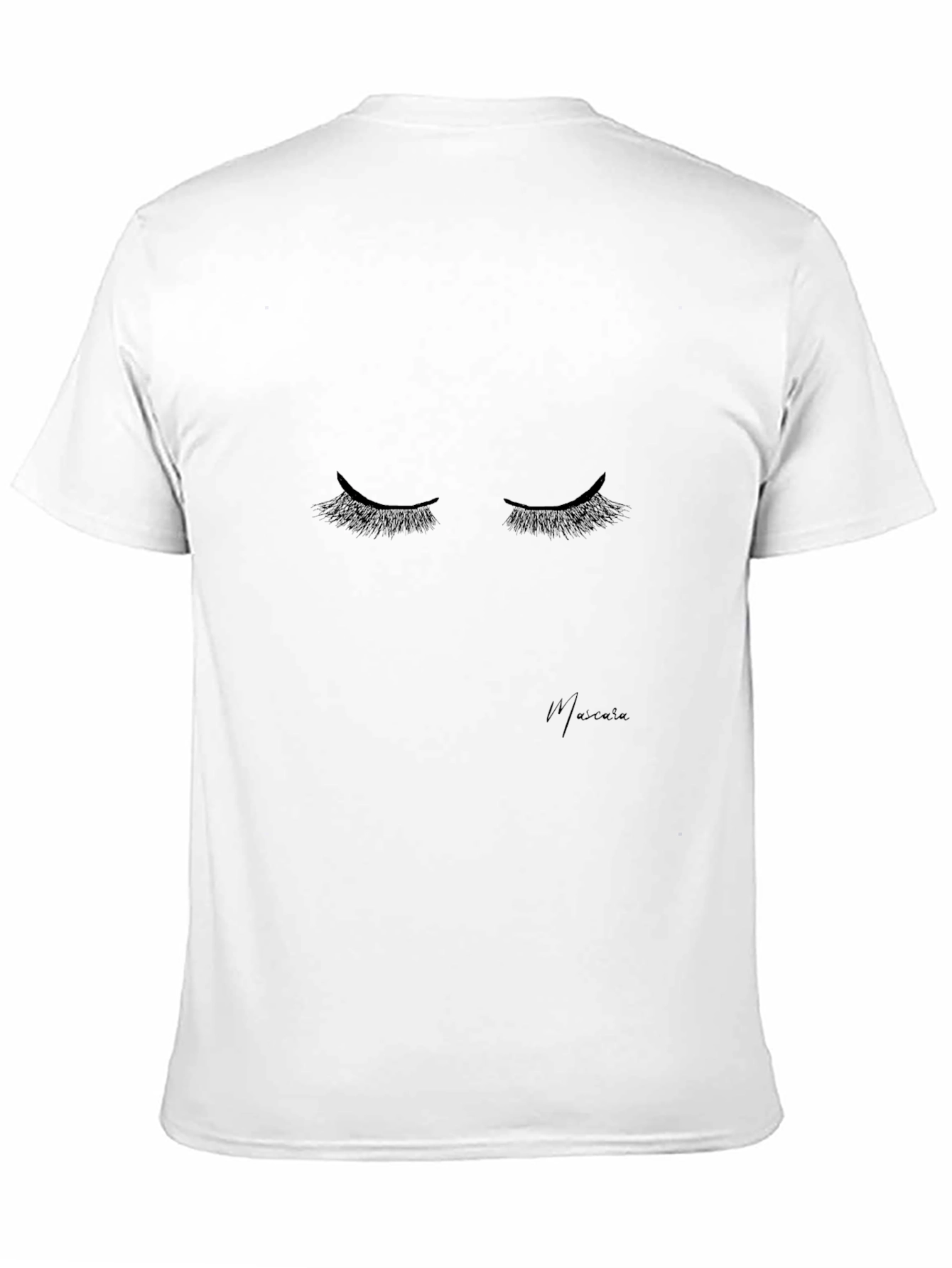 Eyelash Graphic Tee - Classic Black Comfort