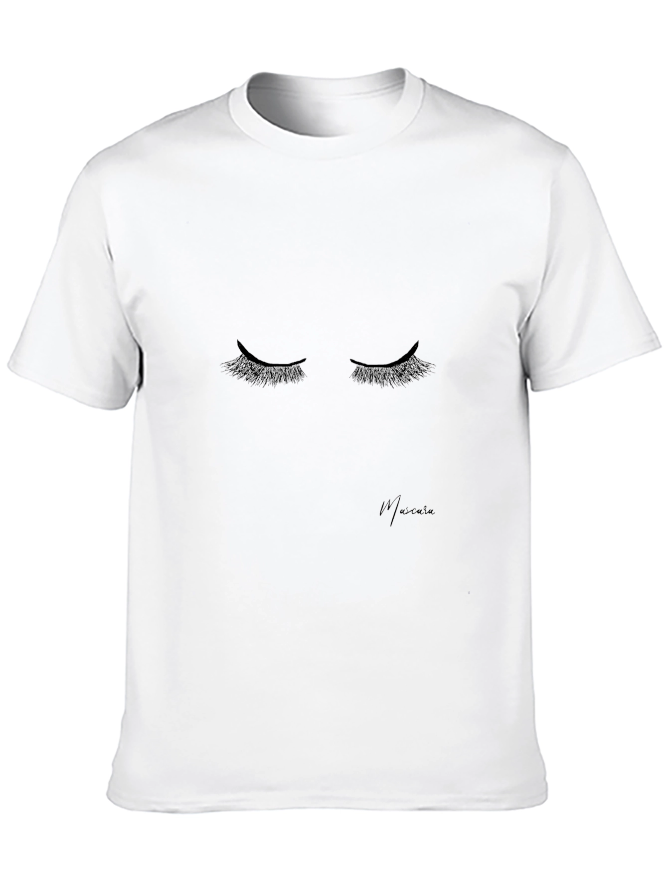 Eyelash Graphic Tee - Classic Black Comfort