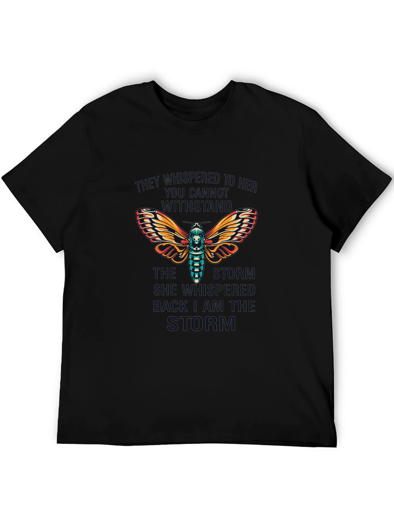 Moth Graphic T-Shirt: She Whisper Back