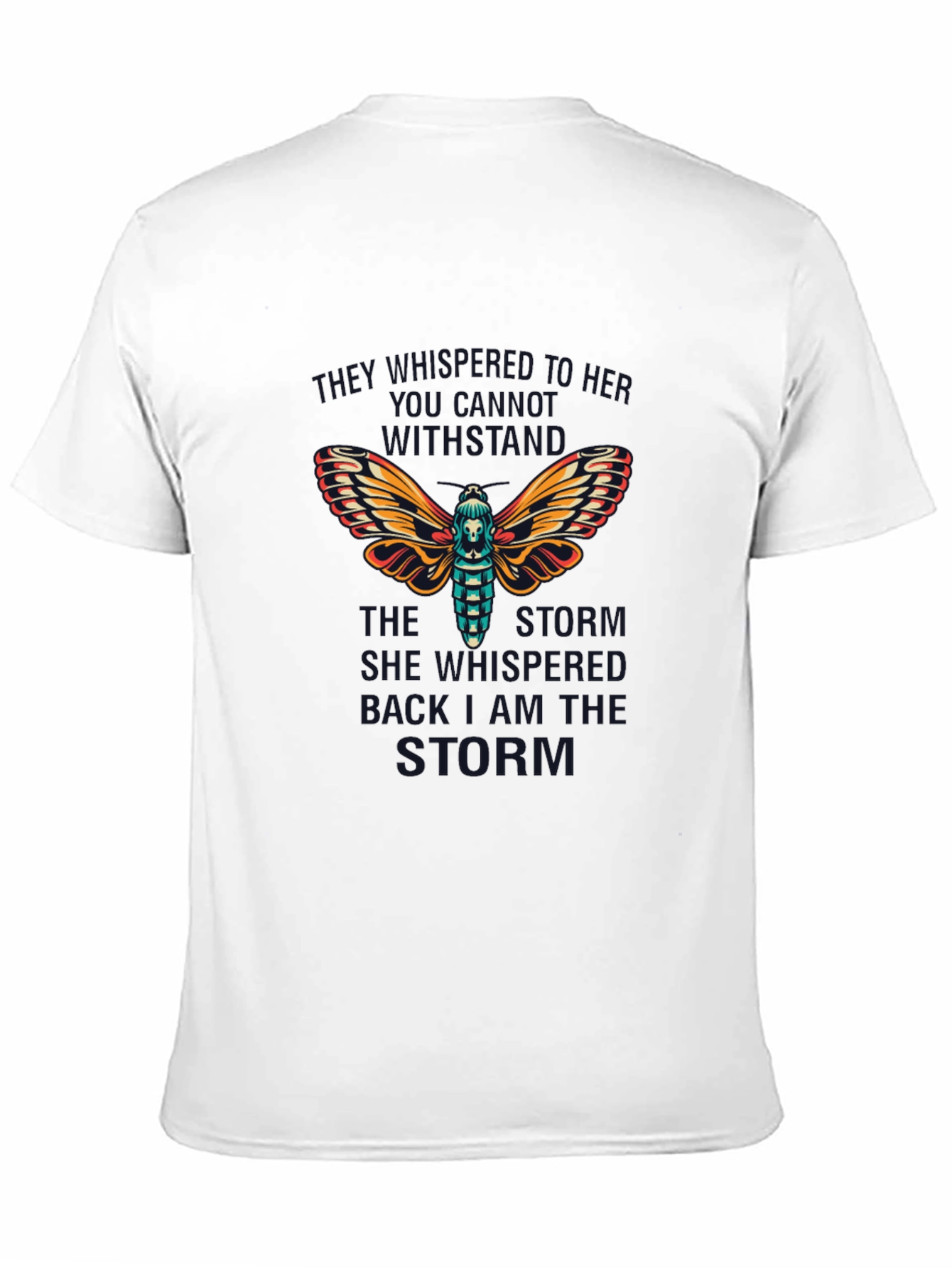 Moth Graphic T-Shirt: She Whisper Back