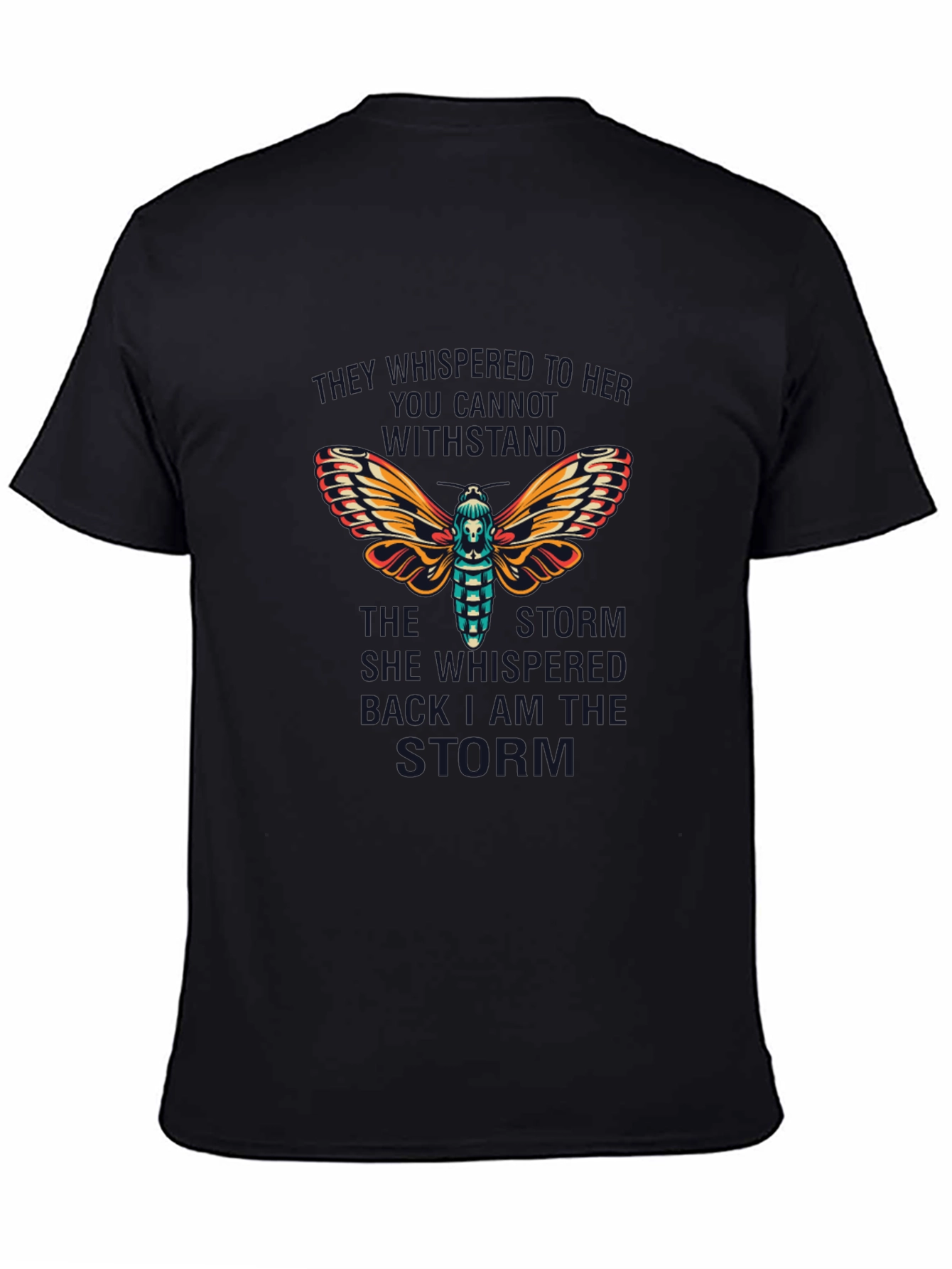 Moth Graphic T-Shirt: She Whisper Back