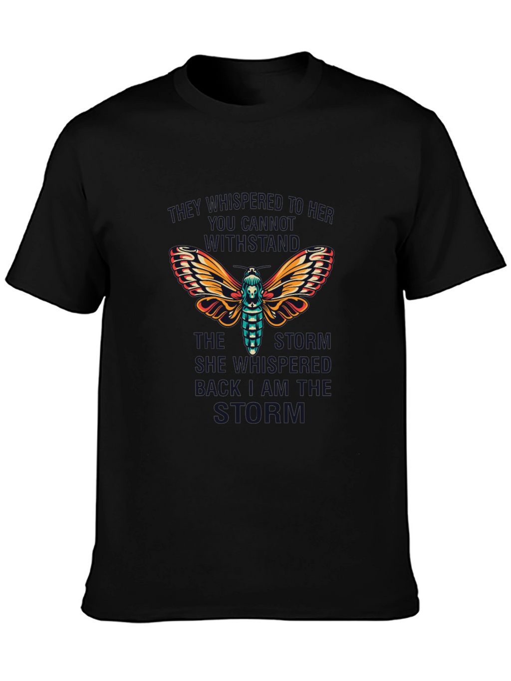 Moth Graphic T-Shirt: She Whisper Back