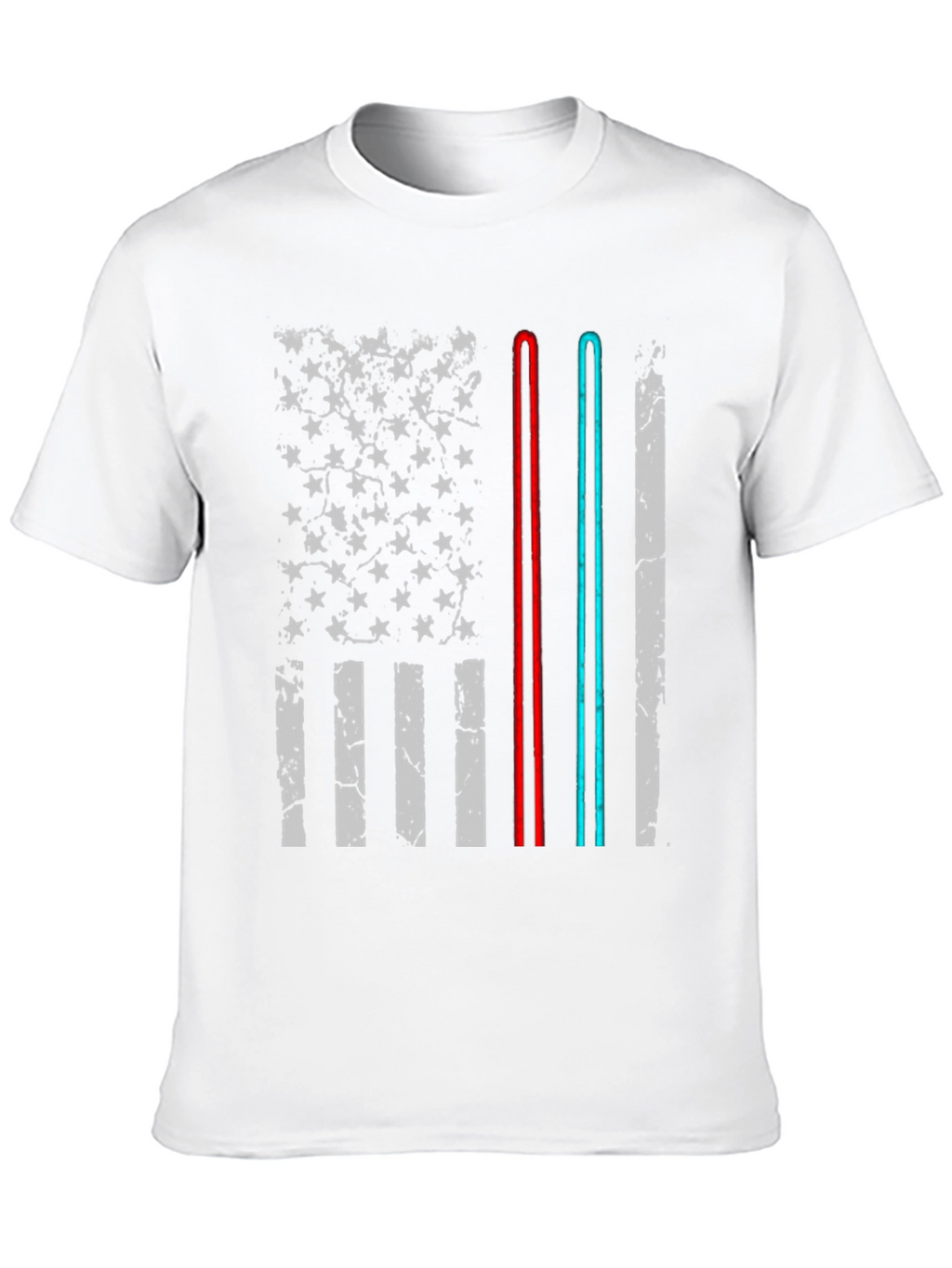 American Flag Lightsaber Graphic Tee