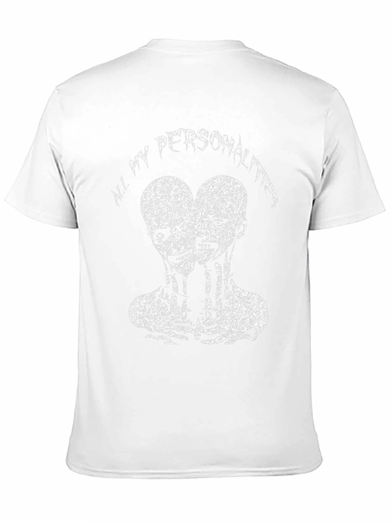 All My Personalities Graphic Tee - Black Cotton T-Shirt