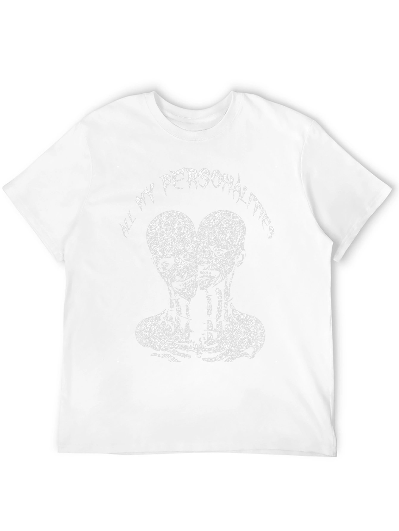 All My Personalities Graphic Tee - Black Cotton T-Shirt