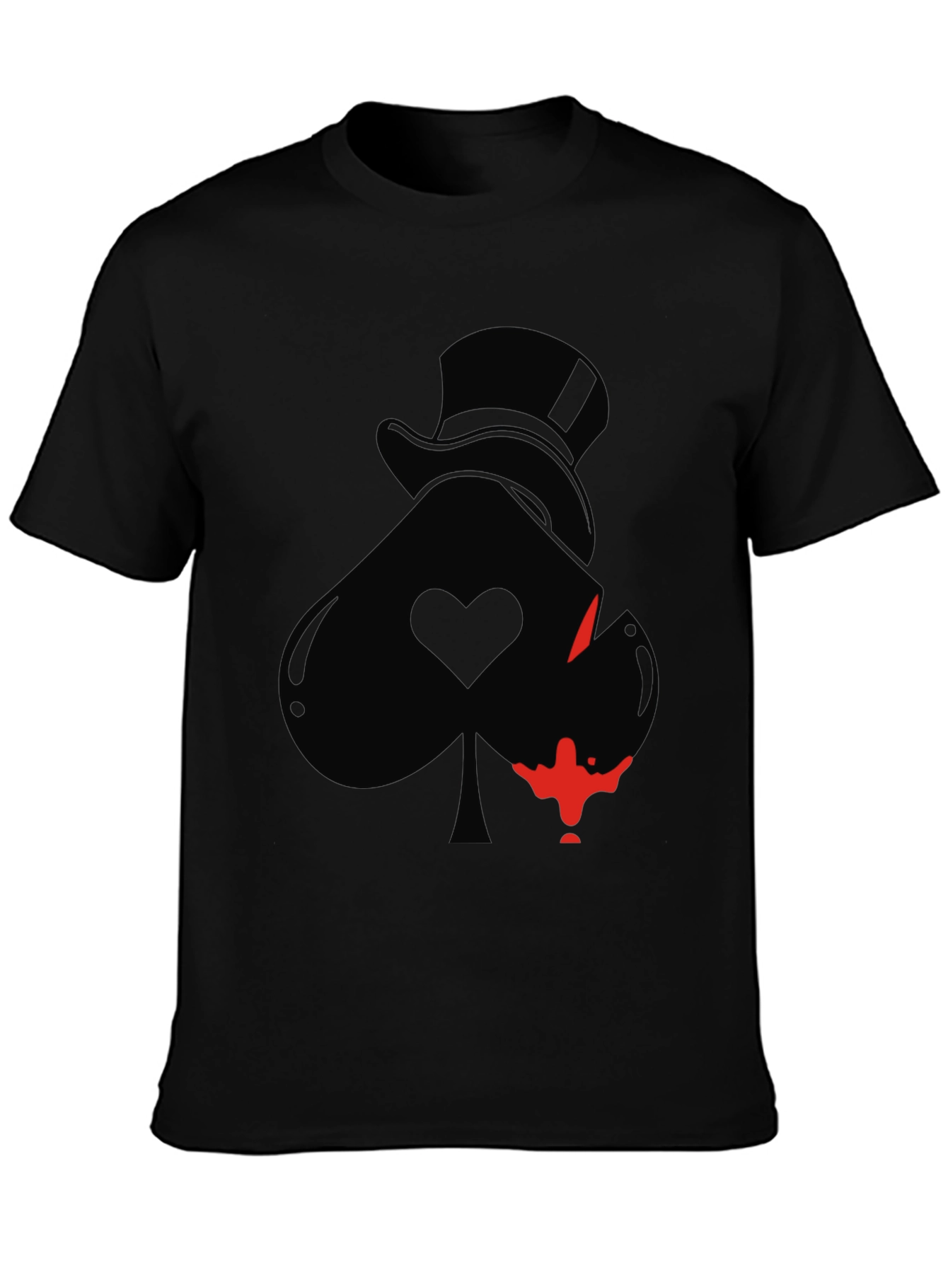 Ace Spade T-Shirt - Dark Humor Style