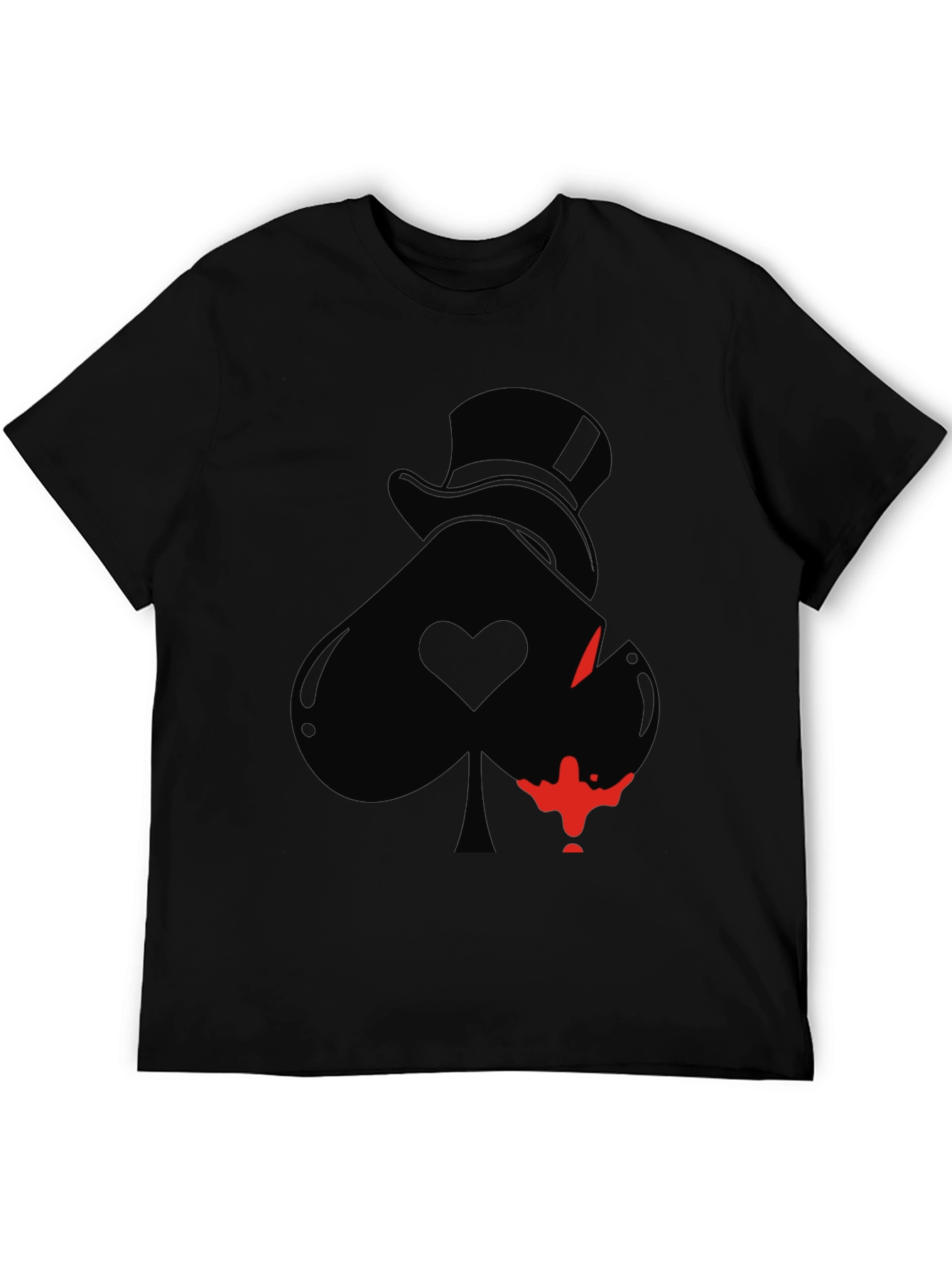 Ace Spade T-Shirt - Dark Humor Style