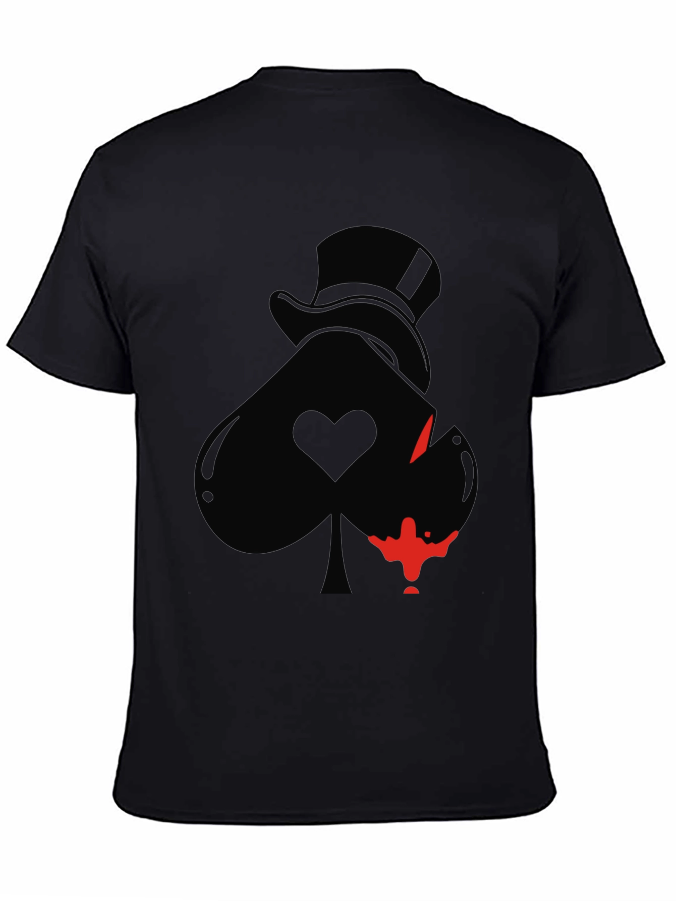 Ace Spade T-Shirt - Dark Humor Style