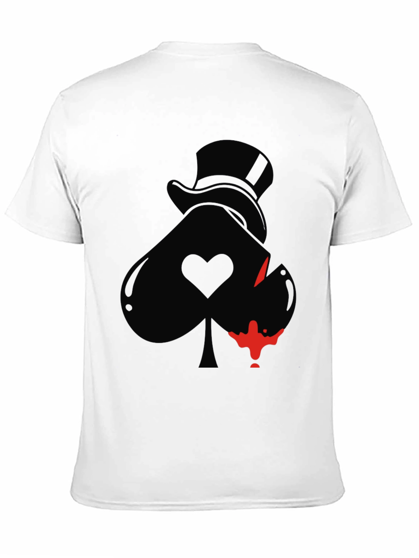 Ace Spade T-Shirt - Dark Humor Style