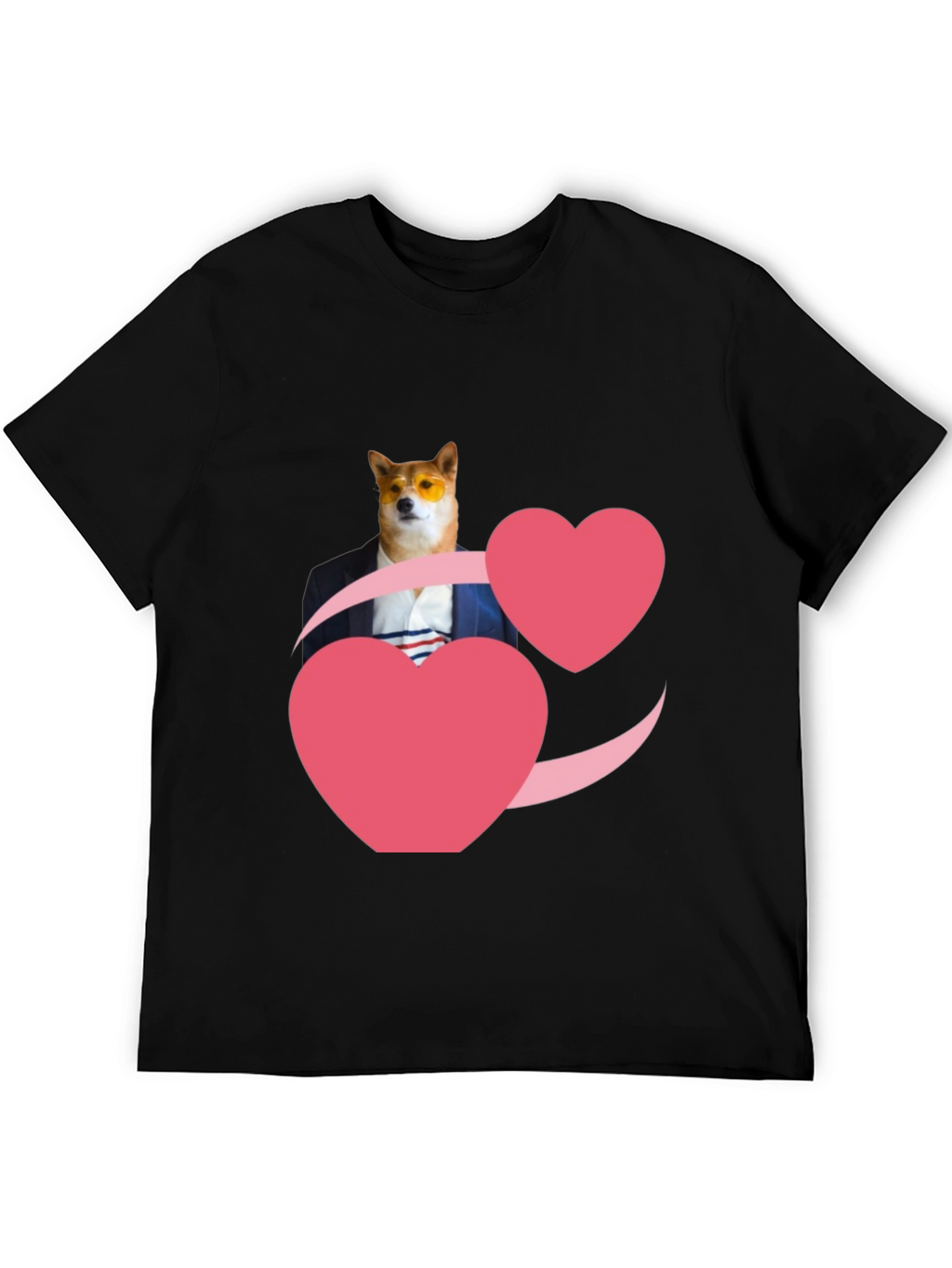 Doge Love T-Shirt - Black Graphic Tee