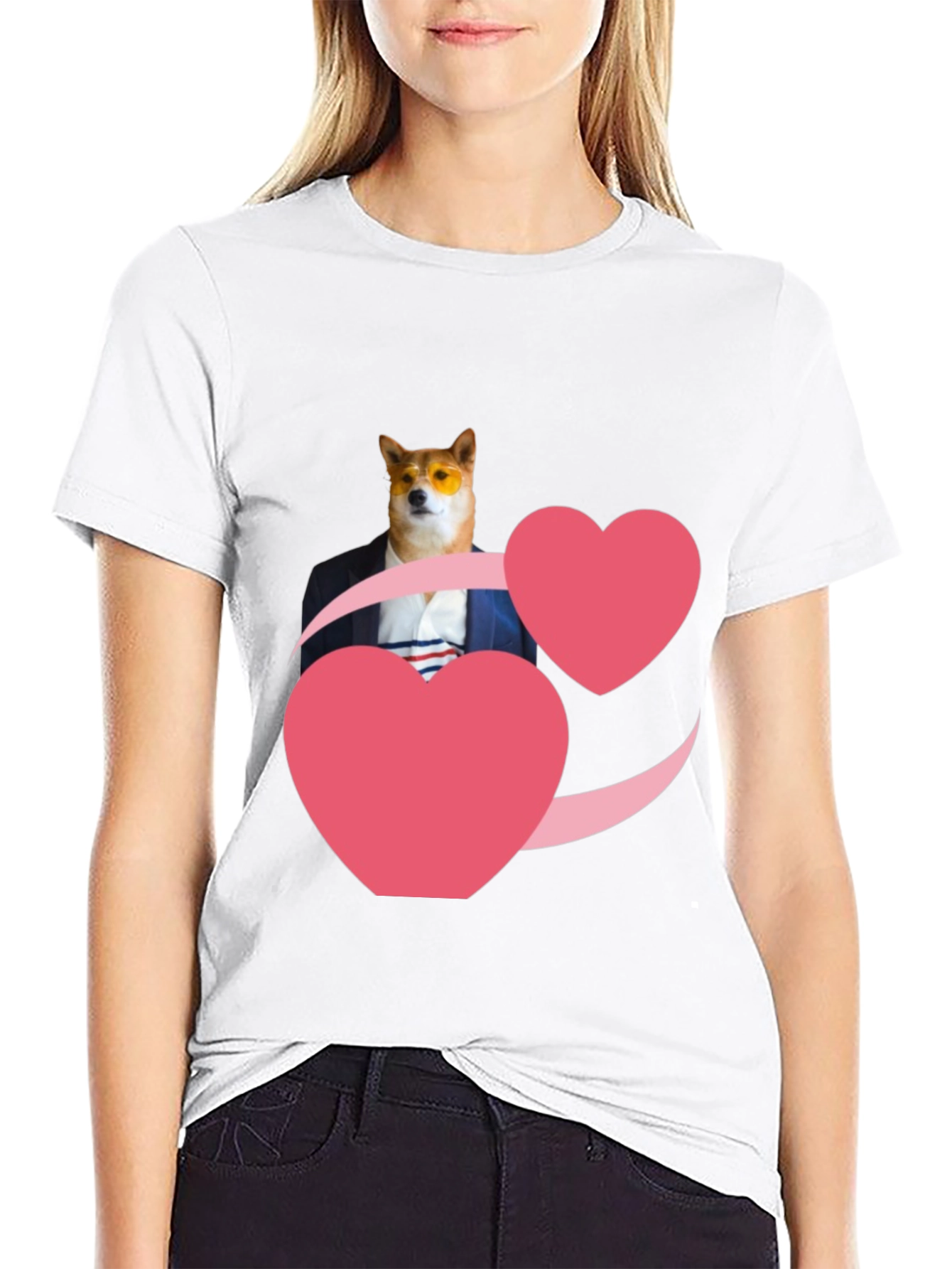 Doge Love T-Shirt - Black Graphic Tee