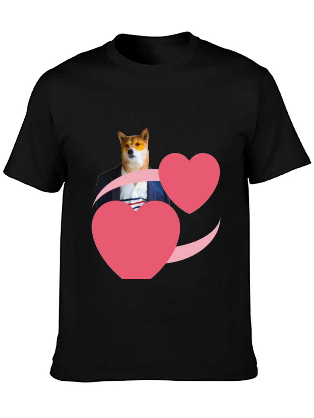 Doge Love T-Shirt - Black Graphic Tee