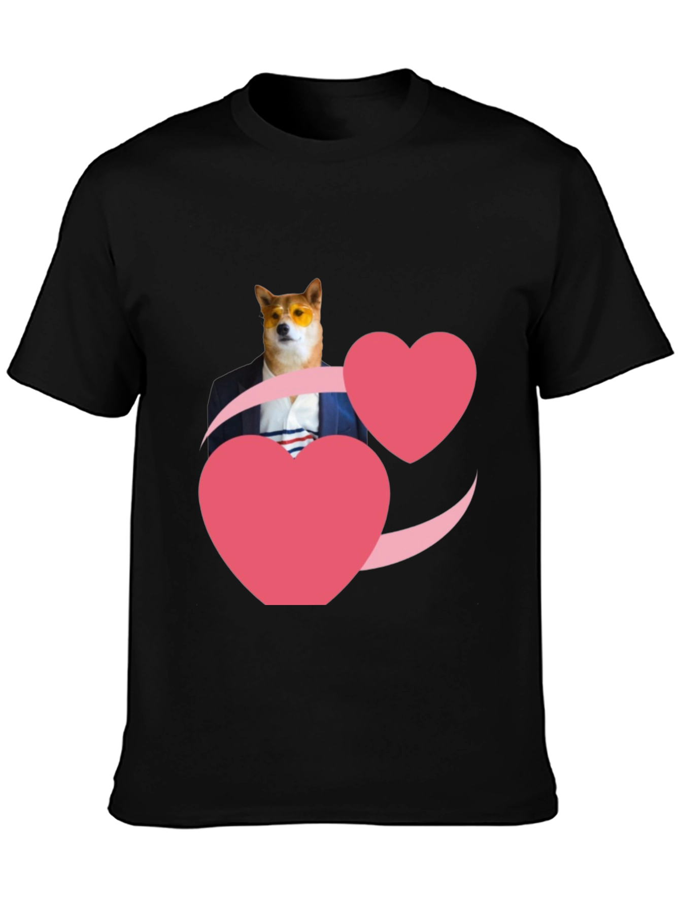 Doge Love T-Shirt - Black Graphic Tee