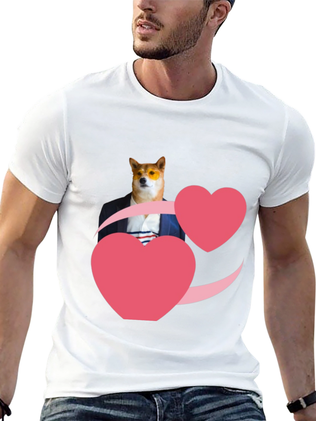 Doge Love T-Shirt - Black Graphic Tee