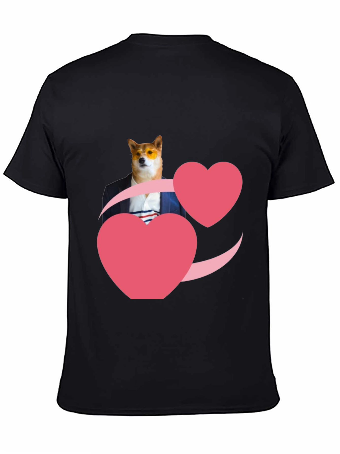 Doge Love T-Shirt - Black Graphic Tee