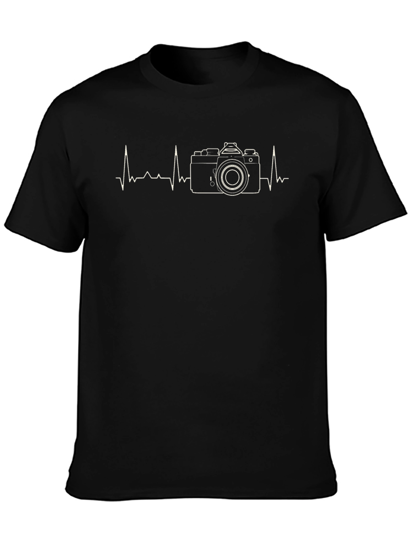 Camera Heartbeat Graphic T-Shirt