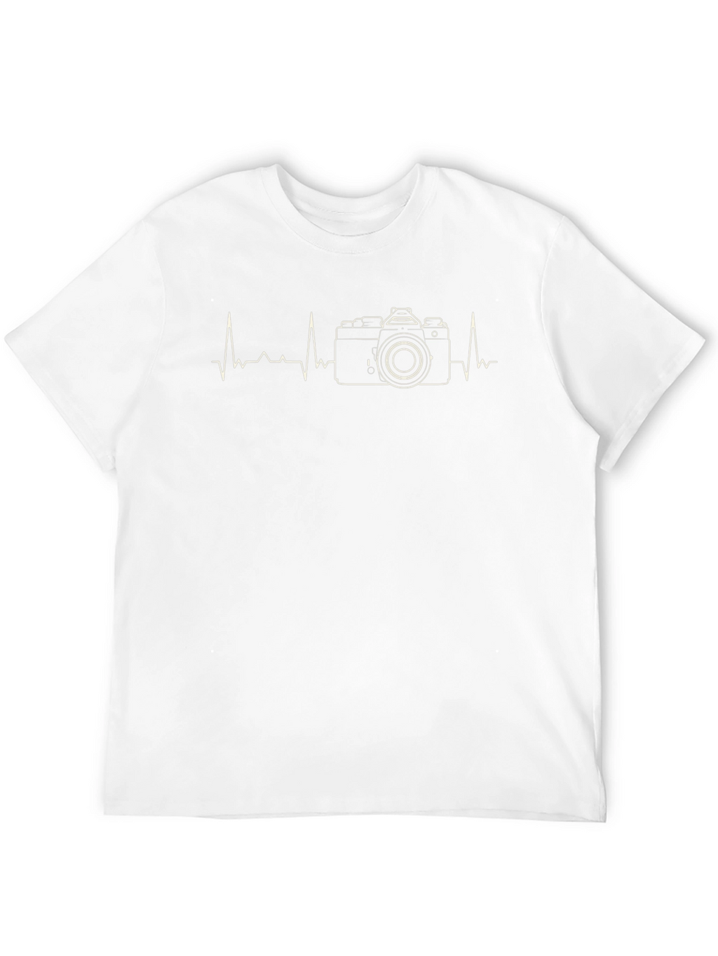 Camera Heartbeat Graphic T-Shirt
