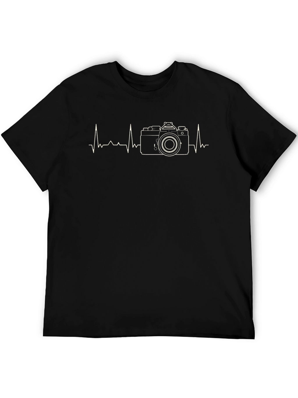Camera Heartbeat Graphic T-Shirt