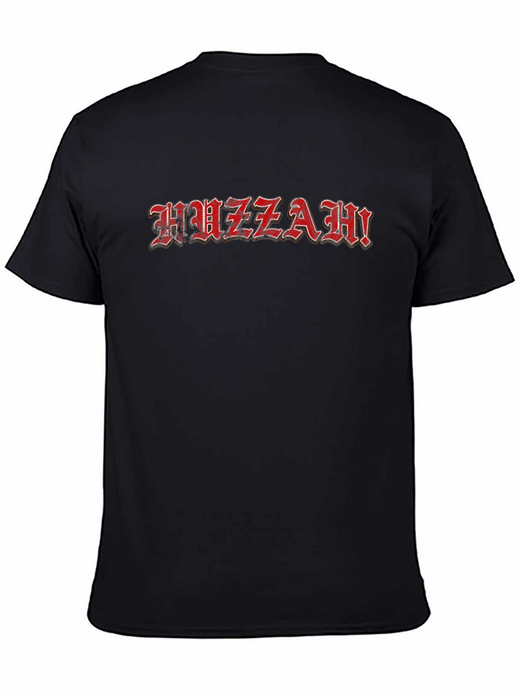 Huzzah! Graphic Tee - Stylish Black T-Shirt