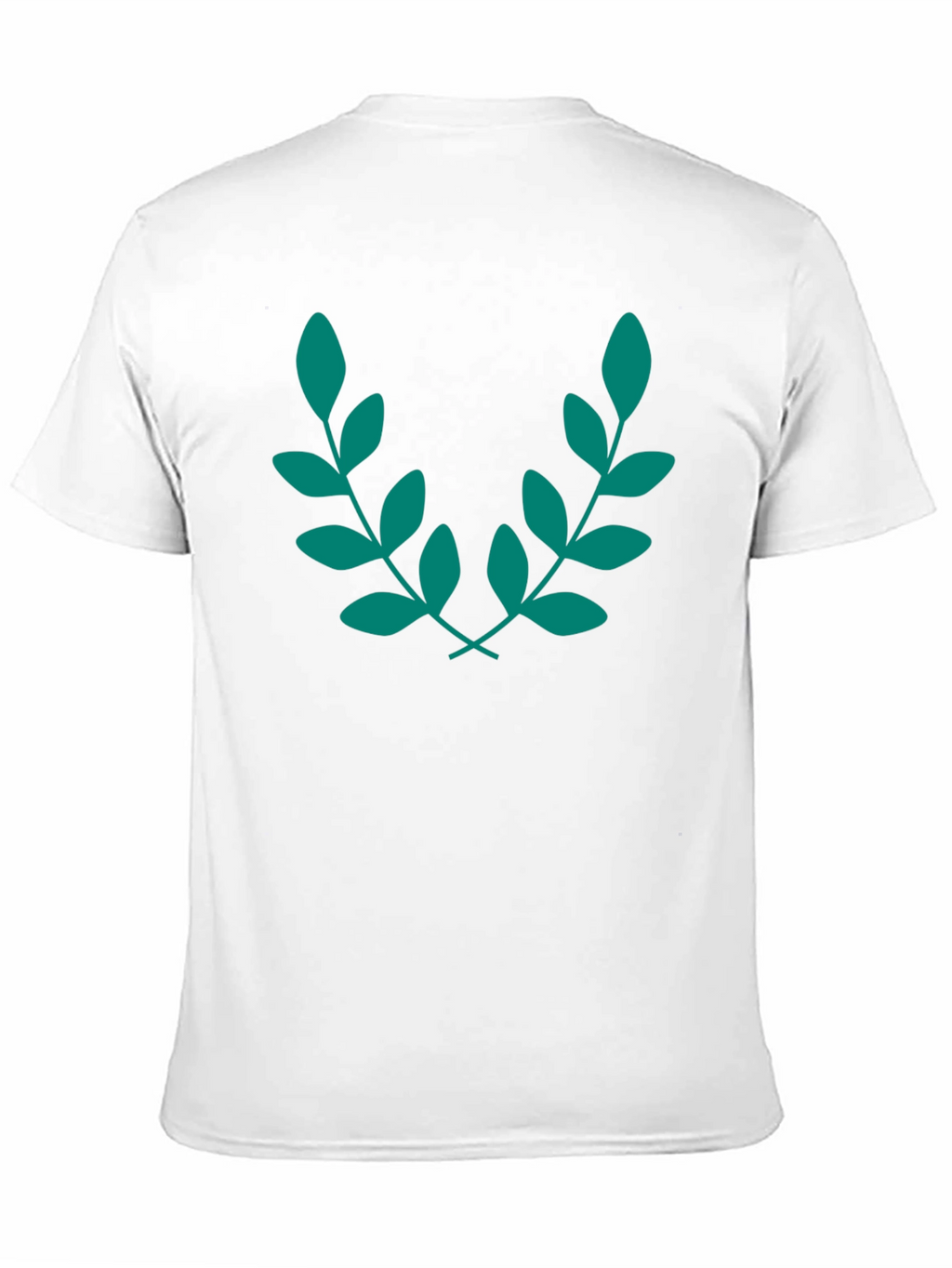 Elegant Leaf Branch Black T-Shirt