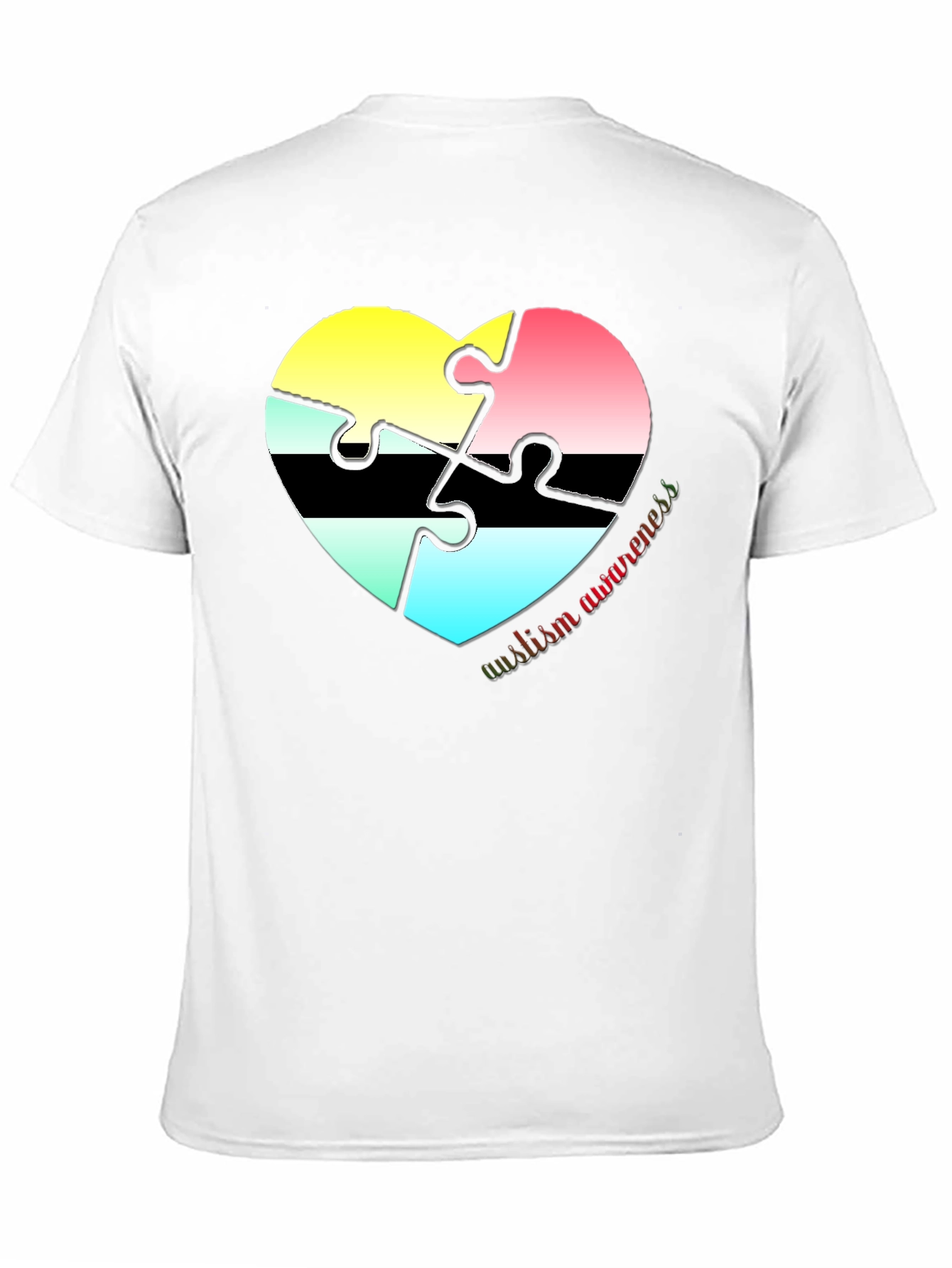 Autism Awareness Heart Puzzle T-Shirt