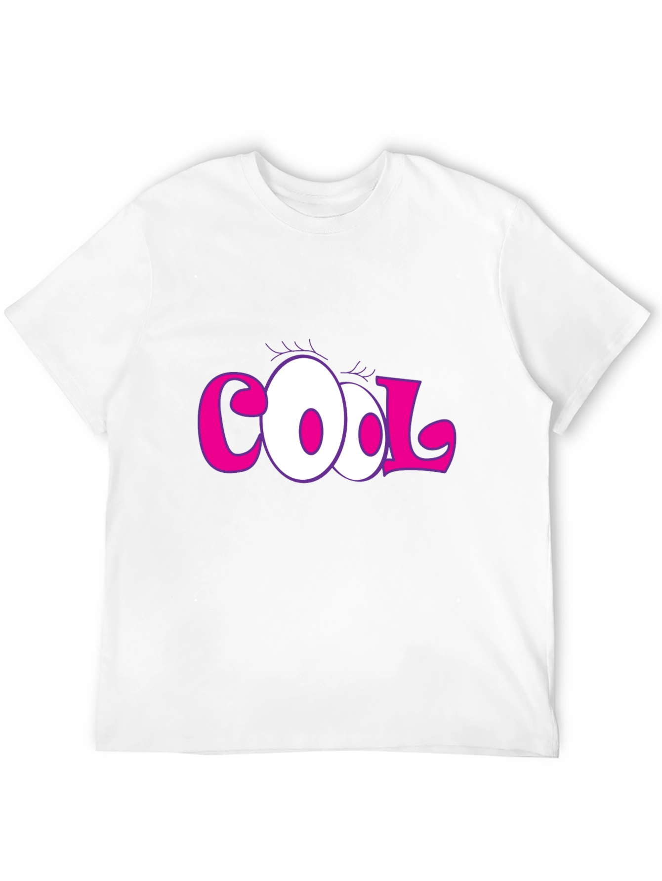 Cool Cartoon Eyes Graphic T-Shirt