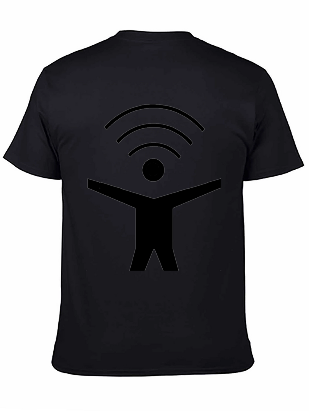 Connected Human T-Shirt - Black Graphic Tee