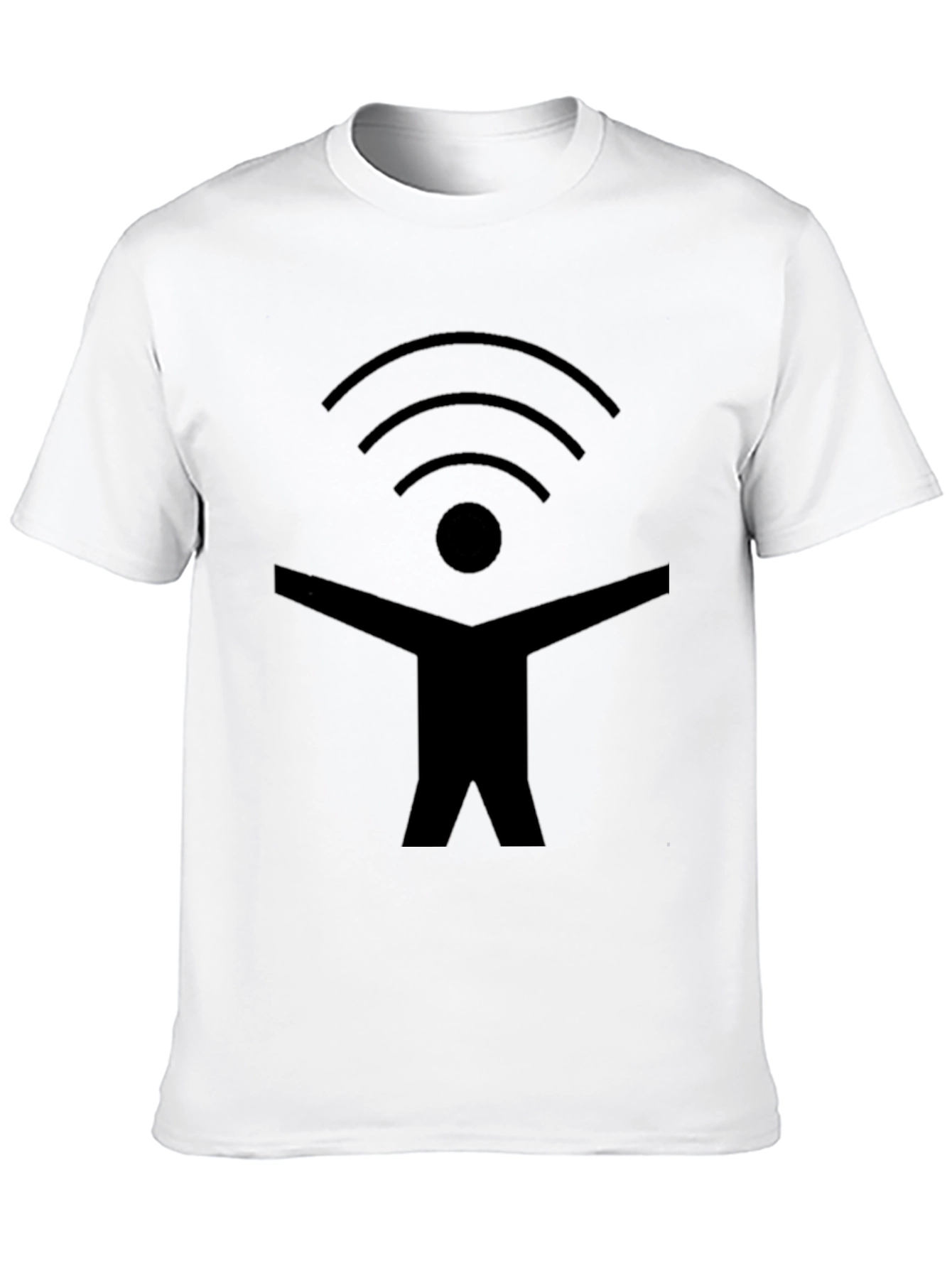 Connected Human T-Shirt - Black Graphic Tee