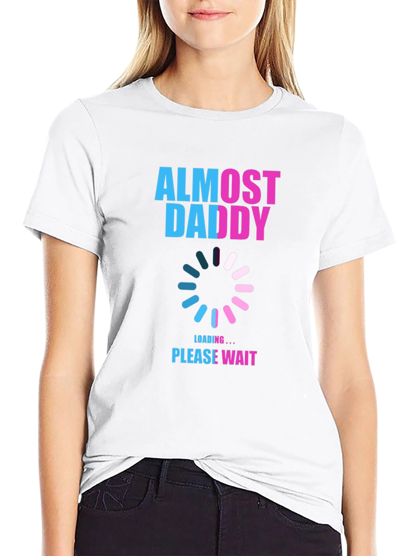 Almost Daddy Loading T-Shirt - New Dad Gift