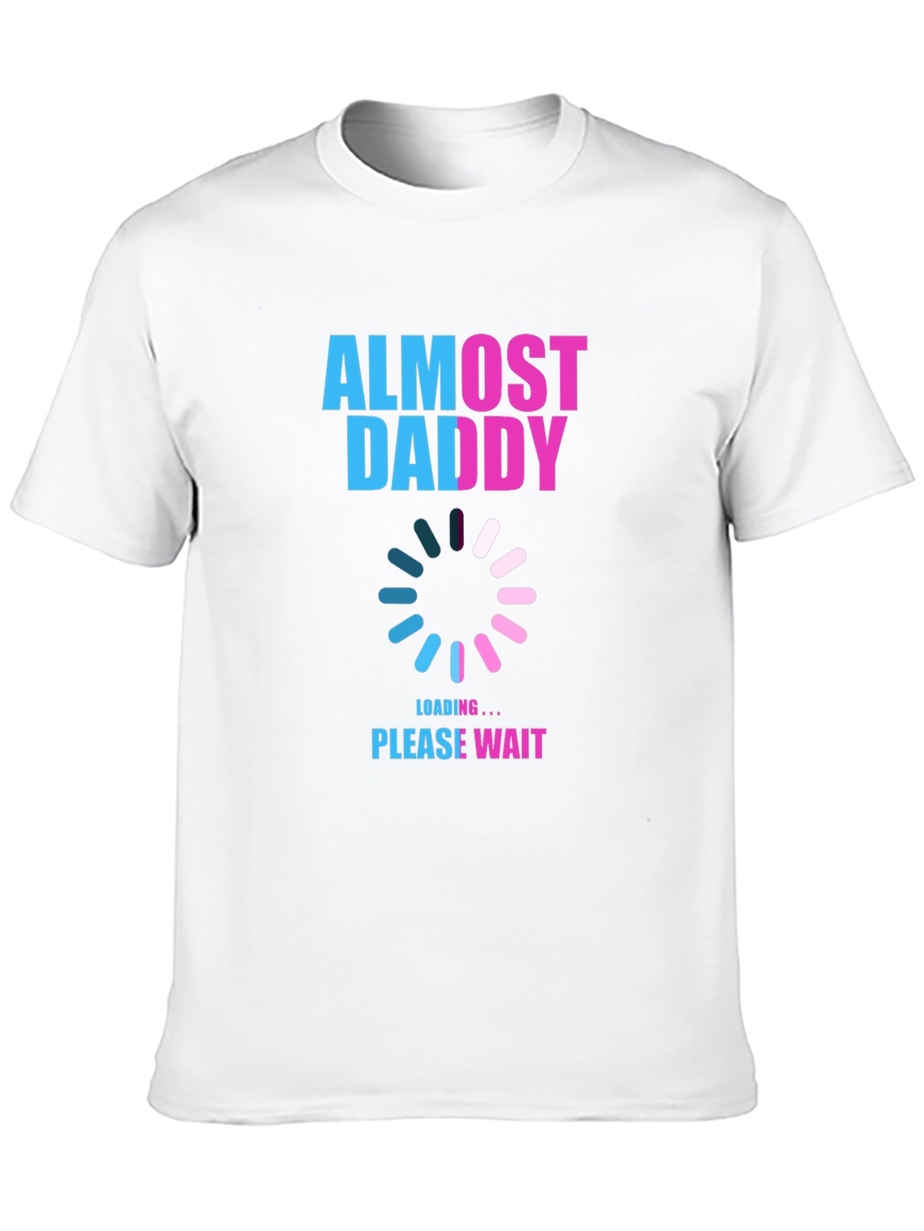 Almost Daddy Loading T-Shirt - New Dad Gift