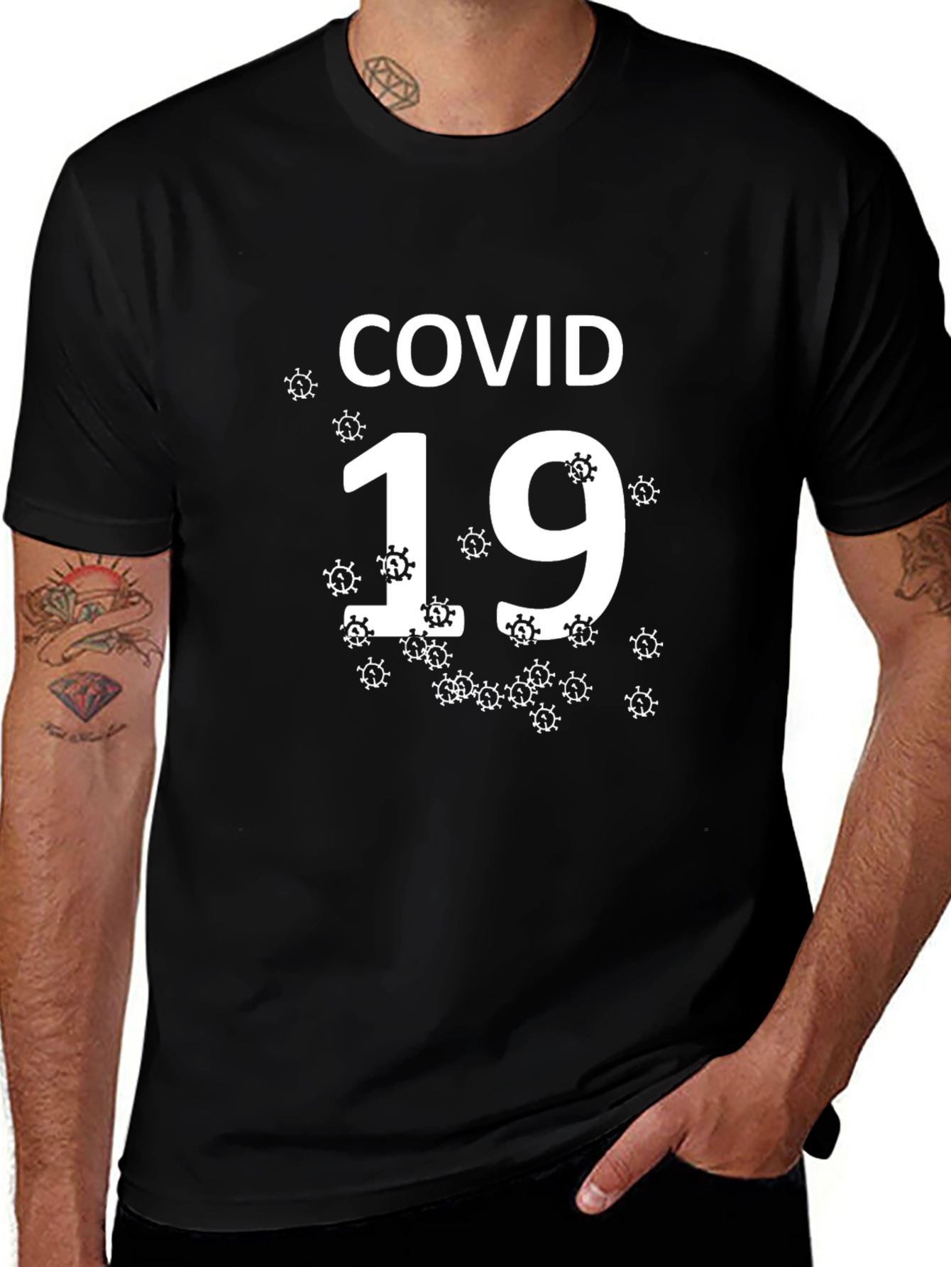 COVID-19 Graphic Print T-Shirt