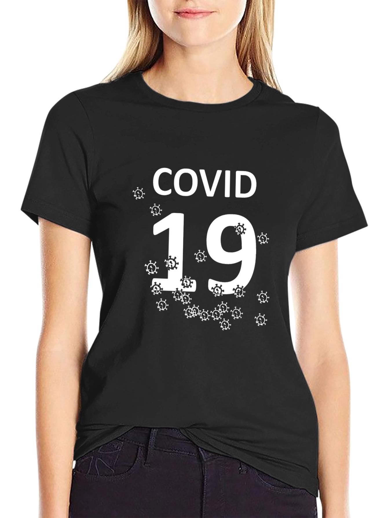 COVID-19 Graphic Print T-Shirt