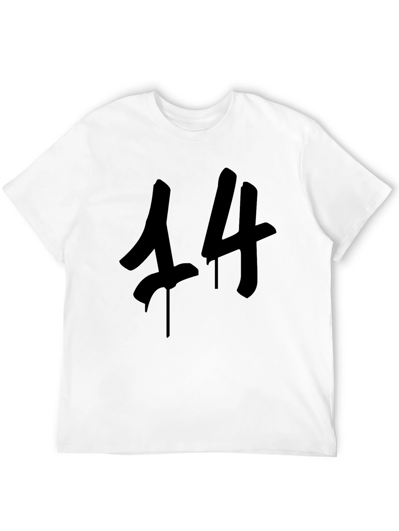 Black 14 Graphic Tee - Trendy Streetwear T-Shirt