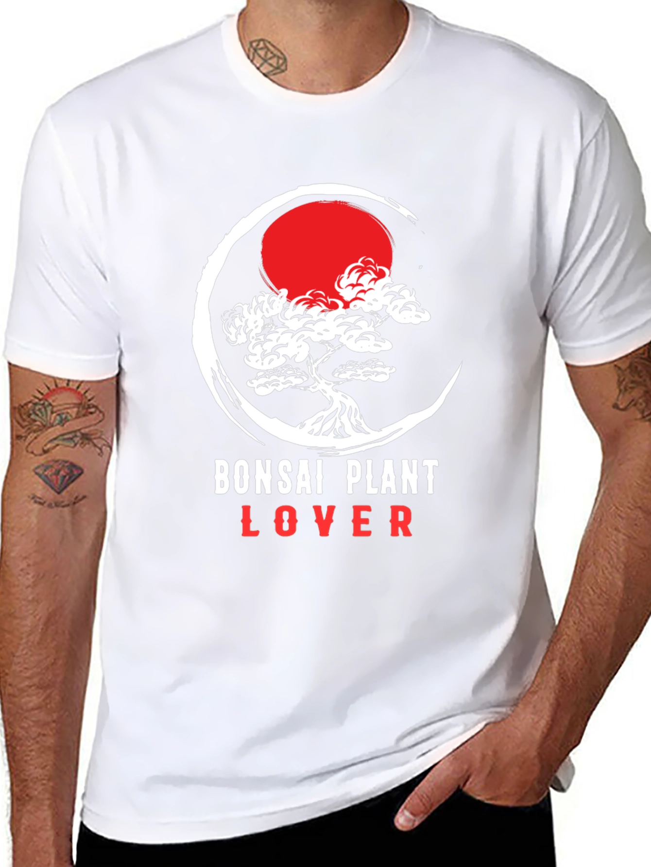 Bonsai Plant Lover T-Shirt - Japanese Zen Garden Design