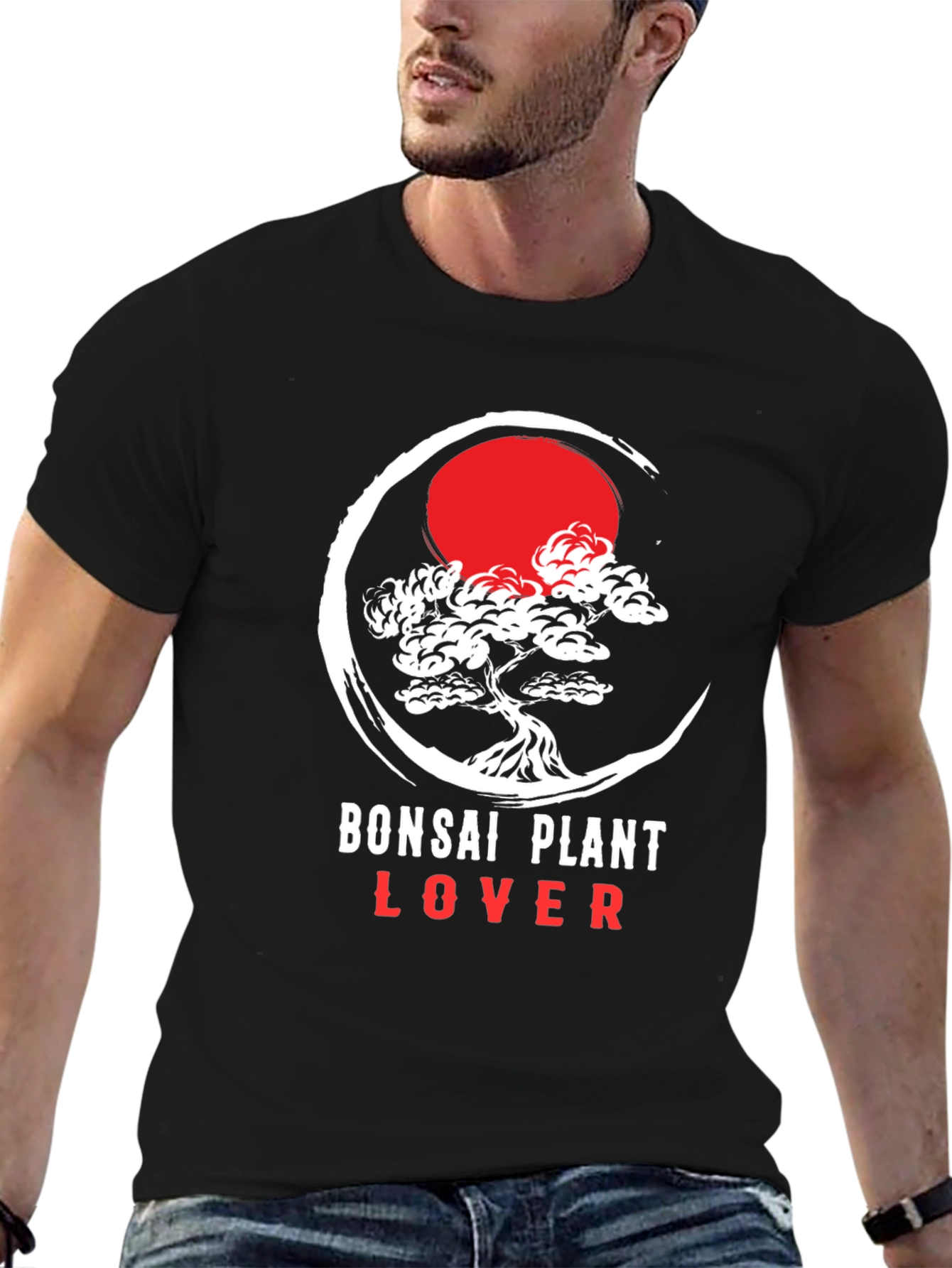 Bonsai Plant Lover T-Shirt - Japanese Zen Garden Design