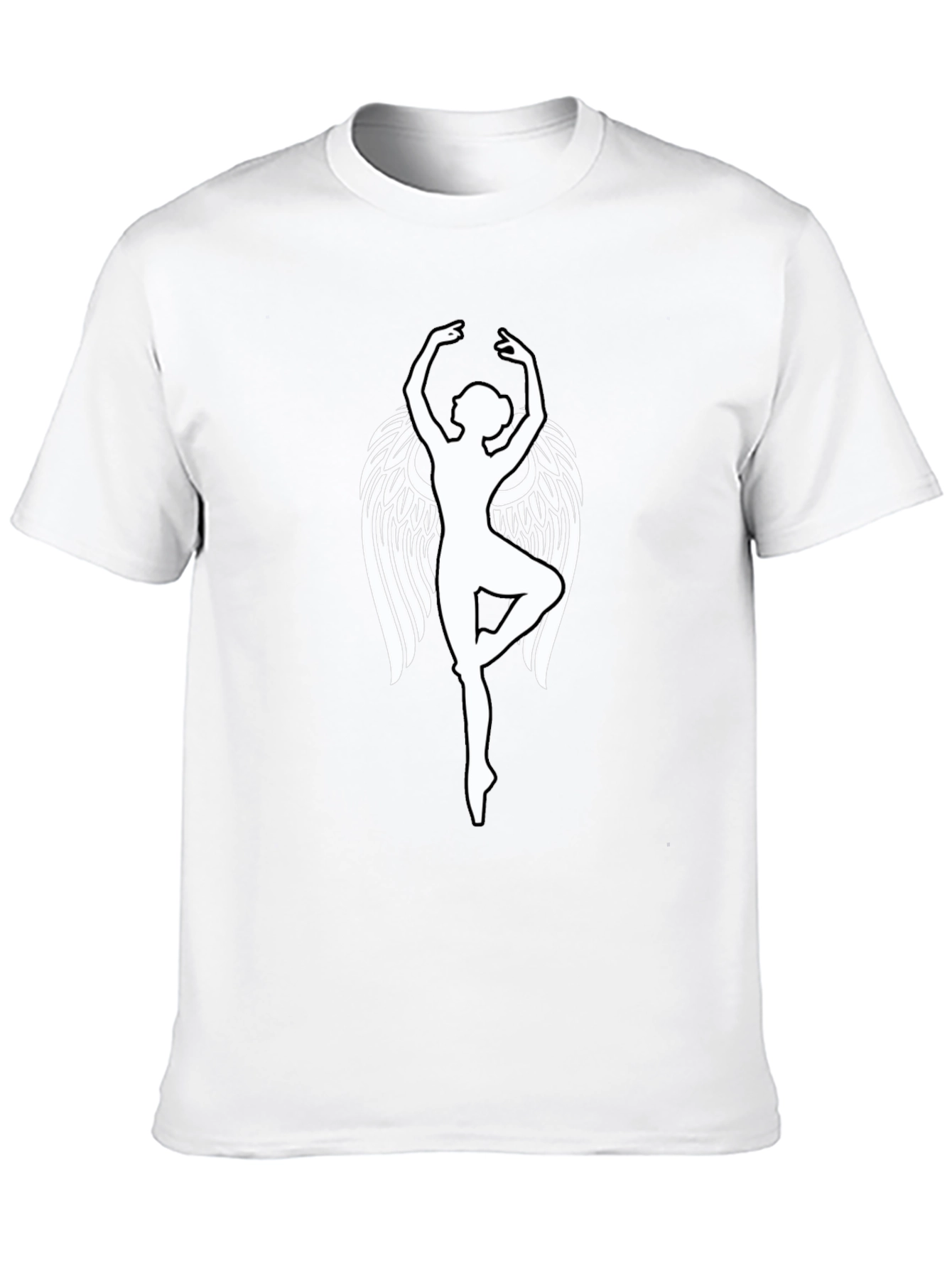 Angel Dancer Graphic Tee - Soft Cotton Blend