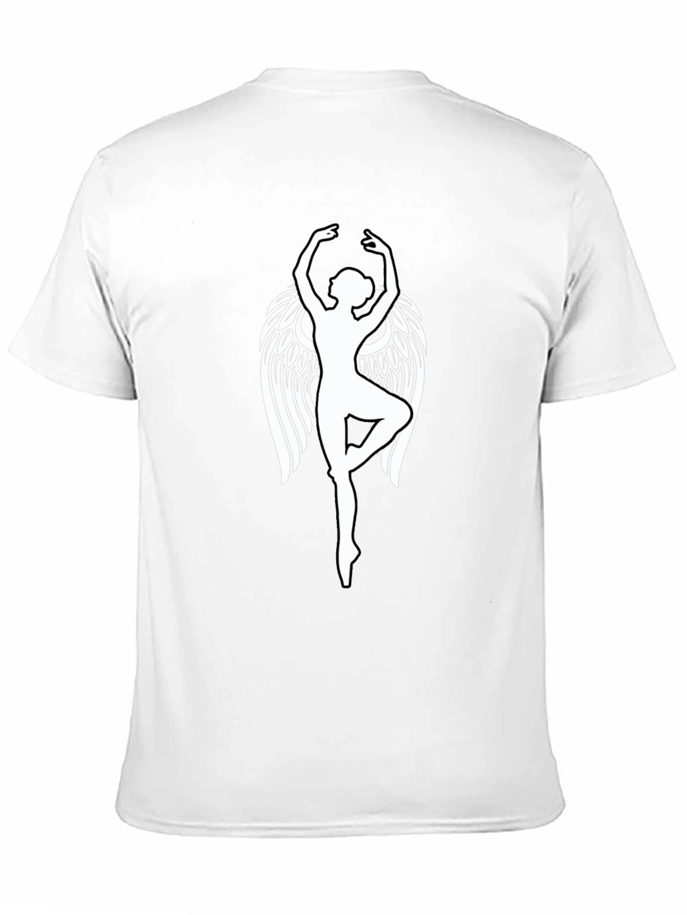 Angel Dancer Graphic Tee - Soft Cotton Blend