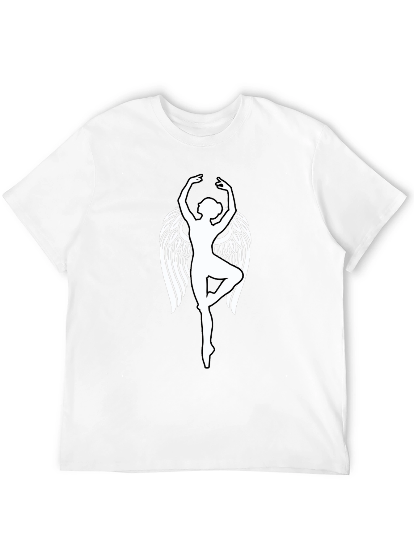 Angel Dancer Graphic Tee - Soft Cotton Blend