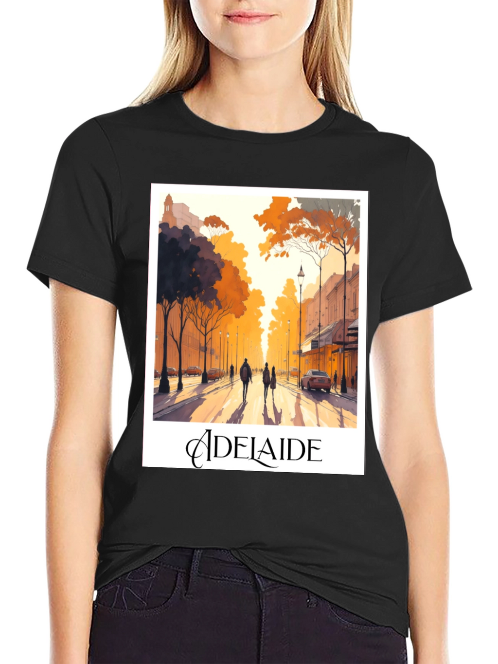 Adelaide Street Scene Graphic Tee
